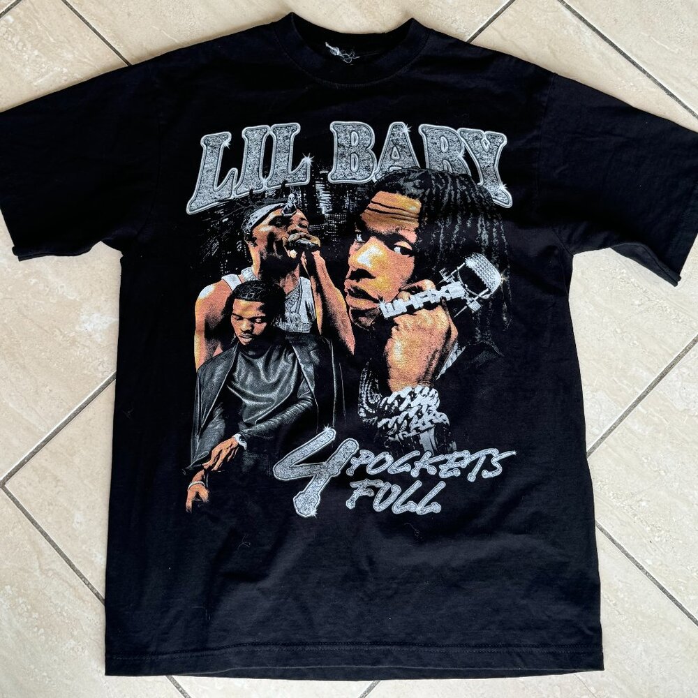 LIL BABY 4 POCKETS FULL TEE BY GAME CHANGERS
